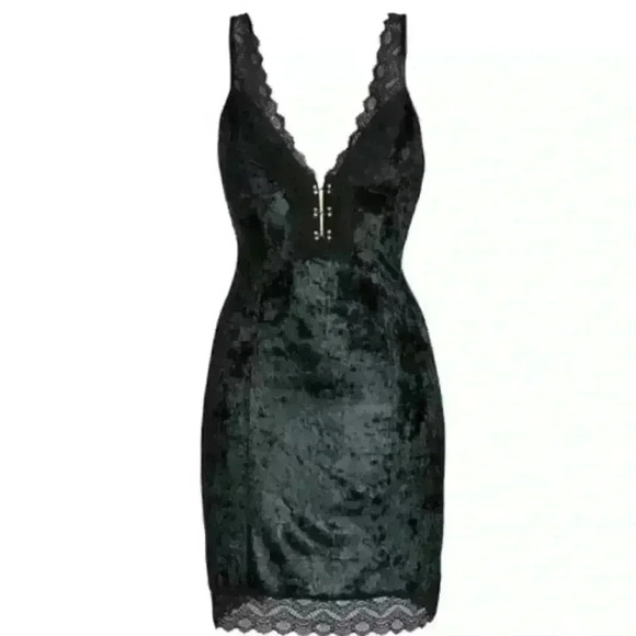 Free People Melrose Black Lace Backless Bodysuit - Picture 4 of 8